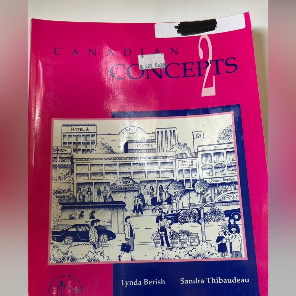 Canadian Concepts 2 Textbook ESL Linguistics  Lynda Berish Sandra Thibaudeau